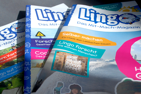 Editorial Design Lingo – Das Mit-Mach-Magazin
